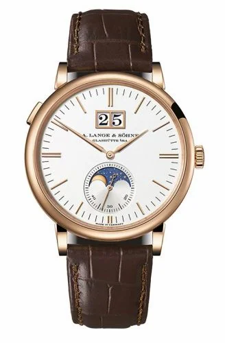 A. Lange & Söhne Saxonia Moonphase Pink Gold / Silver 384.032 (384032)